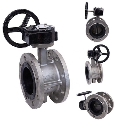 Stainless Steel D341X-16P Midline Butterfly Valve for DN40-300 at Normal Temperature
