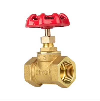 Water Regulation Brass Globe Valve with Small Size and Internal Thread Design