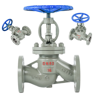 J41H-16/25C Cast Steel Flanged Globe Valve Controlled by Structure for Water Media