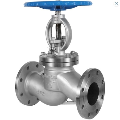 Water Media Stainless Steel Flanged Gate Valve J41W-16P/25P Temperature Resistant Manual