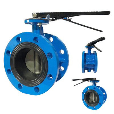 Precision-Machined Handle Ductile Iron Flanged Butterfly Valve D41X-16Q with EPDM Seal
