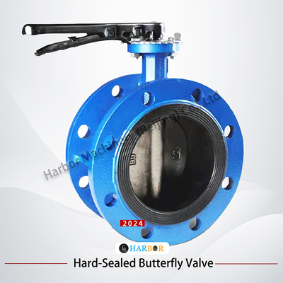 Precision-Machined Handle Ductile Iron Flanged Butterfly Valve D41X-16Q with EPDM Seal