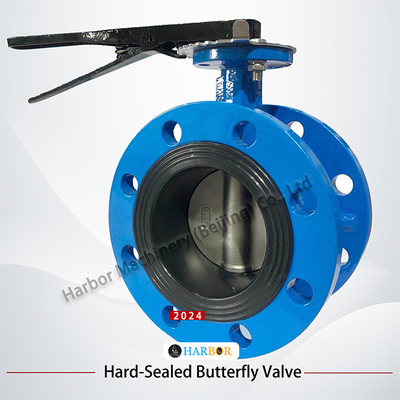 Precision-Machined Handle Ductile Iron Flanged Butterfly Valve D41X-16Q with EPDM Seal