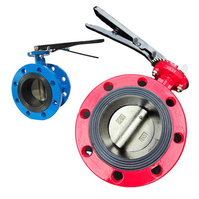 Precision-Machined Handle Ductile Iron Flanged Butterfly Valve D41X-16Q with EPDM Seal