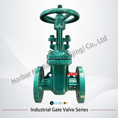 Flanged Manual Cast Steel PTFE Lined Sluice Gate Valve Z41F46-16C for Water Treatment