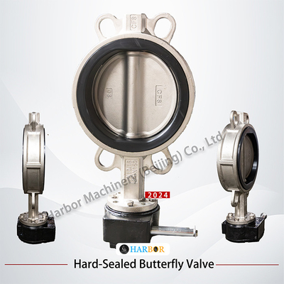 NBR EPDM Soft Seal 304 Stainless Steel Manual Turbine Handle Butterfly Valve D71X-10/16P