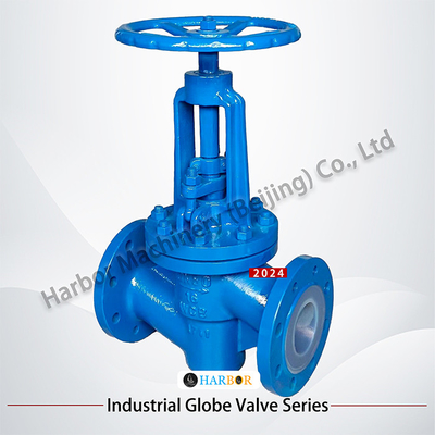 Corrosion-Resistant PTFE-Lined Cast Steel Flanged Globe Valve J41F46-16C DN15-DN300