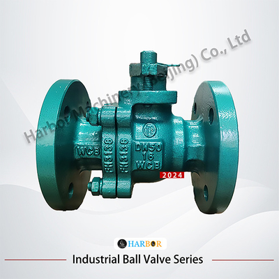 PTFE Coated Flanged Ball Valve Q41F46-16C for Acid and Alkali Resistant Applications