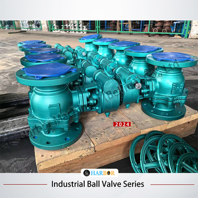 PTFE Coated Flanged Ball Valve Q41F46-16C for Acid and Alkali Resistant Applications