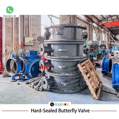 Water Medium DN40-DN700 Manual Turbine Cast Steel Soft-Seal Butterfly Valve D371X-16C