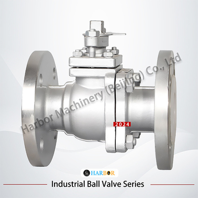 Silver PTFE-Lined Ball Valve Q41F46-16P Corrosion Resistance High Reliability
