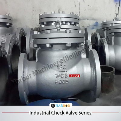 Stainless Steel DN15-DN300 Water Oil Gas Medium Flanged Swing Check Valve H44H-150LB