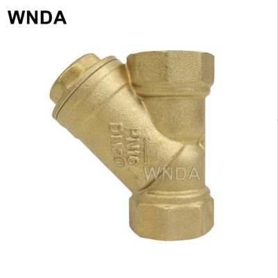 Brass Y-type Threaded Screw Filter for Tap Water Customized Support