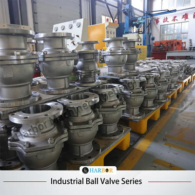 ISO Standard Cast Steel Hard-Seal Manual Flanged Ball Valve Q41H/Y-16/25C