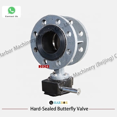 WCB Cast Steel Flange Manual Turbine Butterfly Valve D341X--10/16C for Water Media