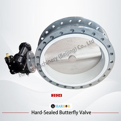Fully Lined WCB Wafer Butterfly Valve D71F4-16C with Dual-Acting Operation Design