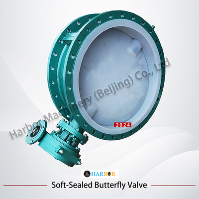Cast Steel Turbine Fully PTFE-Lined Flanged Butterfly Valve D341F46-16C for Industrial