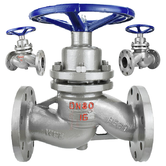 Flanged Connection Plunger Globe Valve for Steam DN15-DN250 Cast Steel US41M-16C