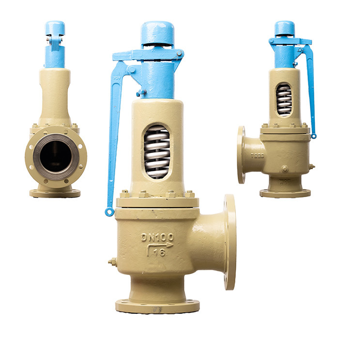 ISO9001 2008 CE Certified Cast Steel Enclosed Safety Valve A42Y/A48Y-16C for Industrial