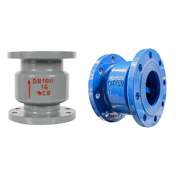 H42H-16/25C Cast Steel Vertical Single-Direction Flanged Check Valve with OEM Support